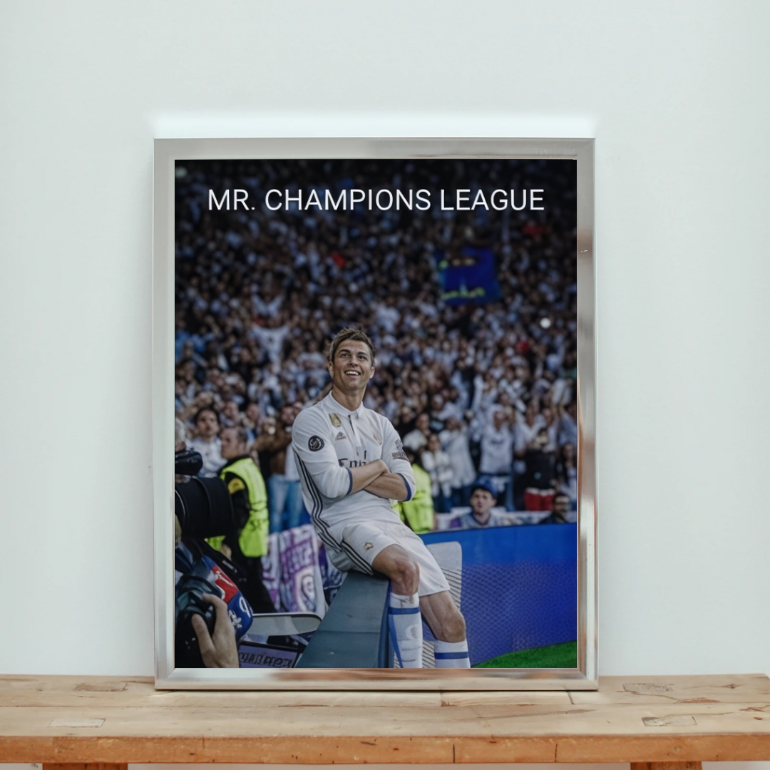 Ronaldo ‘Mr Champions League’ Poster