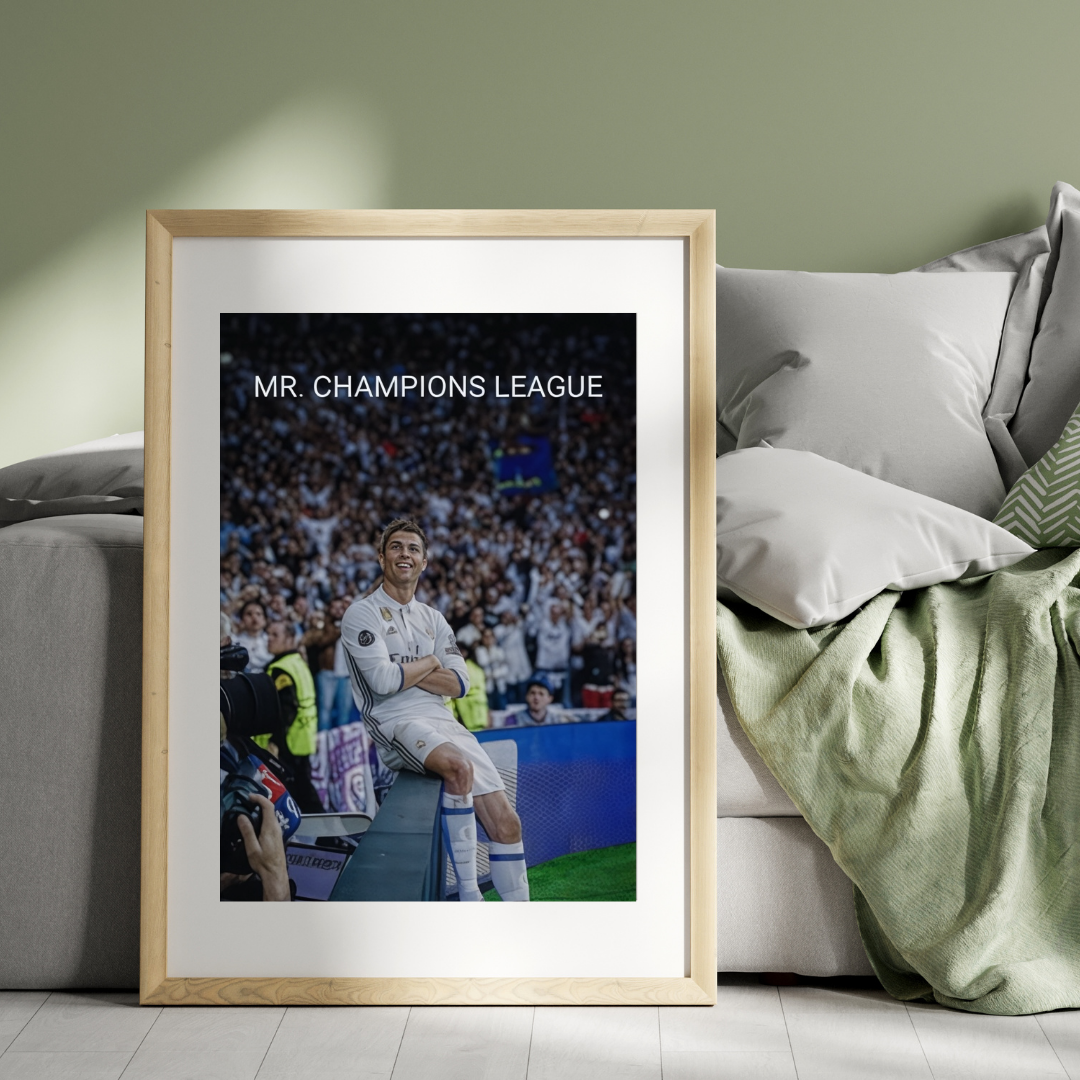 Ronaldo ‘Mr Champions League’ Poster