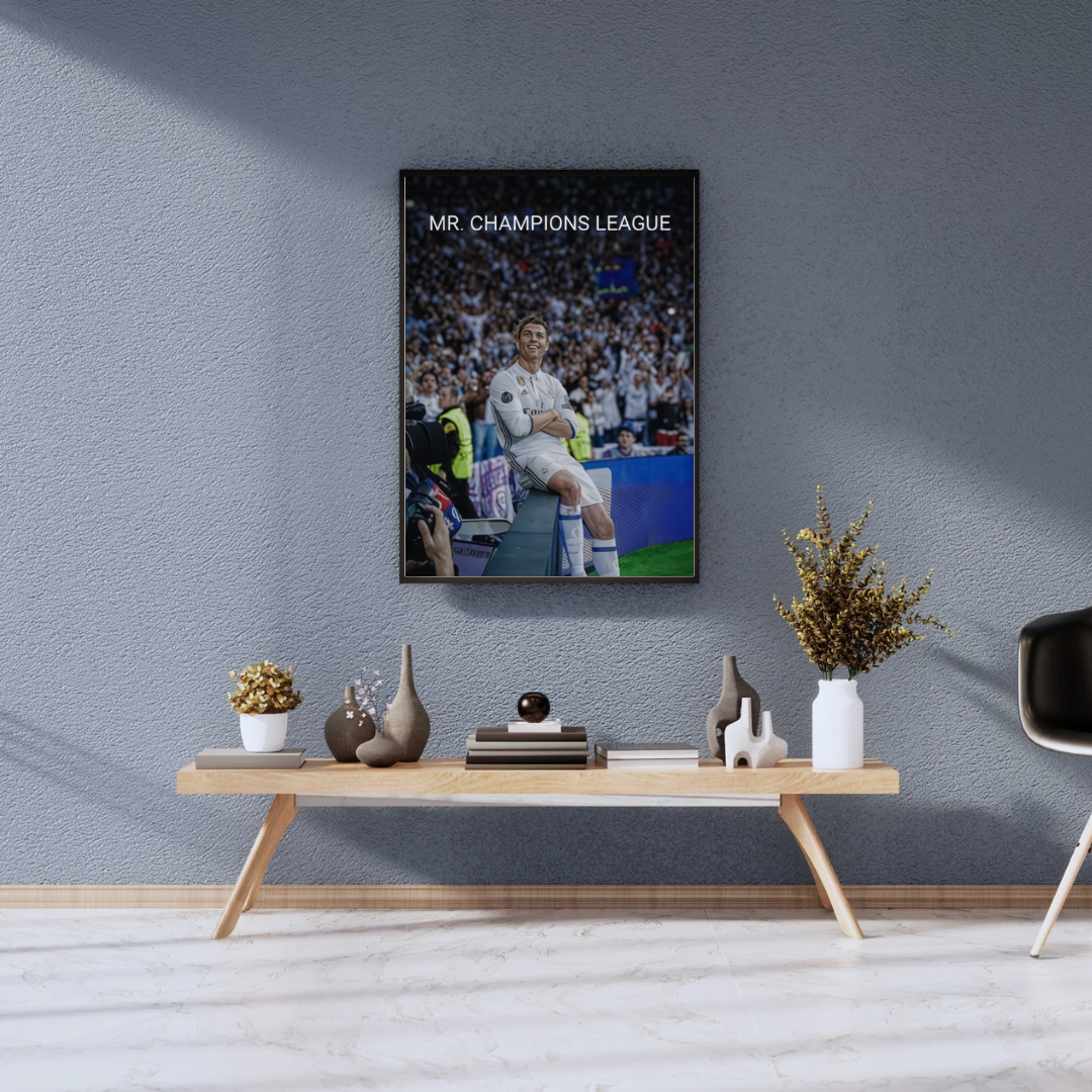 Ronaldo ‘Mr Champions League’ Poster