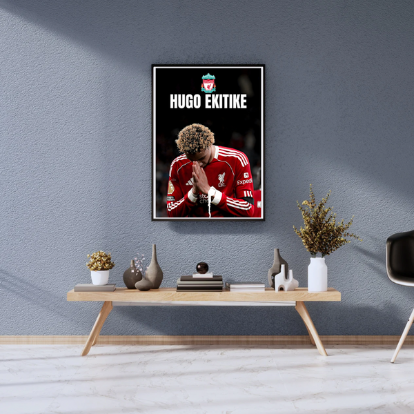 Hugo Ekitike Praying Poster