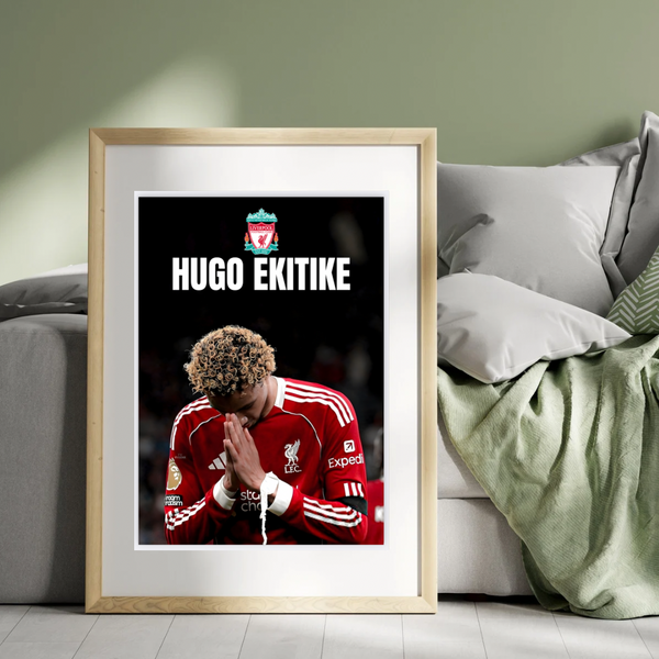 Hugo Ekitike Praying Poster