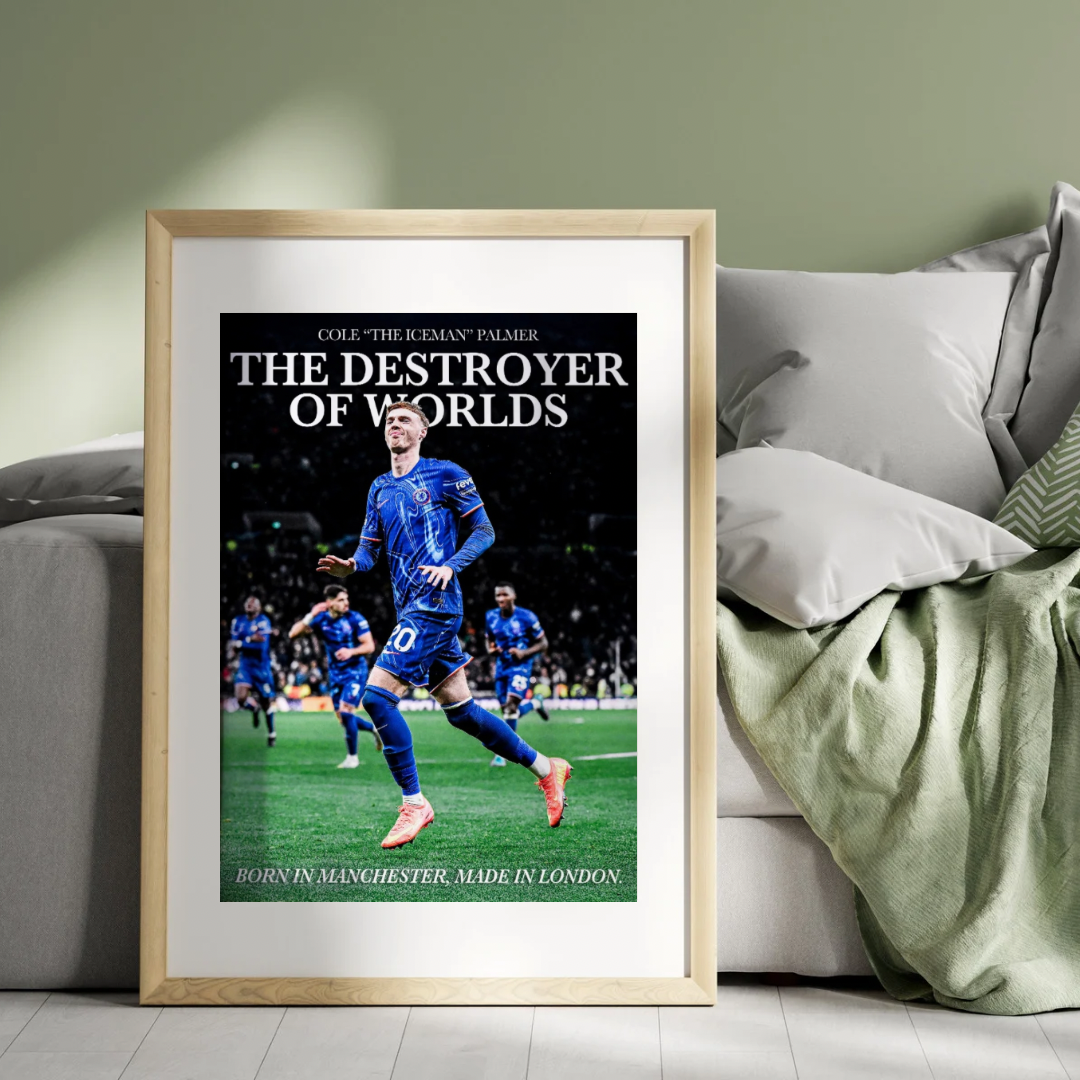 Cole Palmer - The destroyer of worlds Poster A3