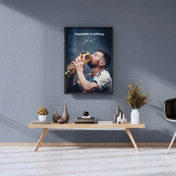 Messi ‘impossible is nothing’ Poster