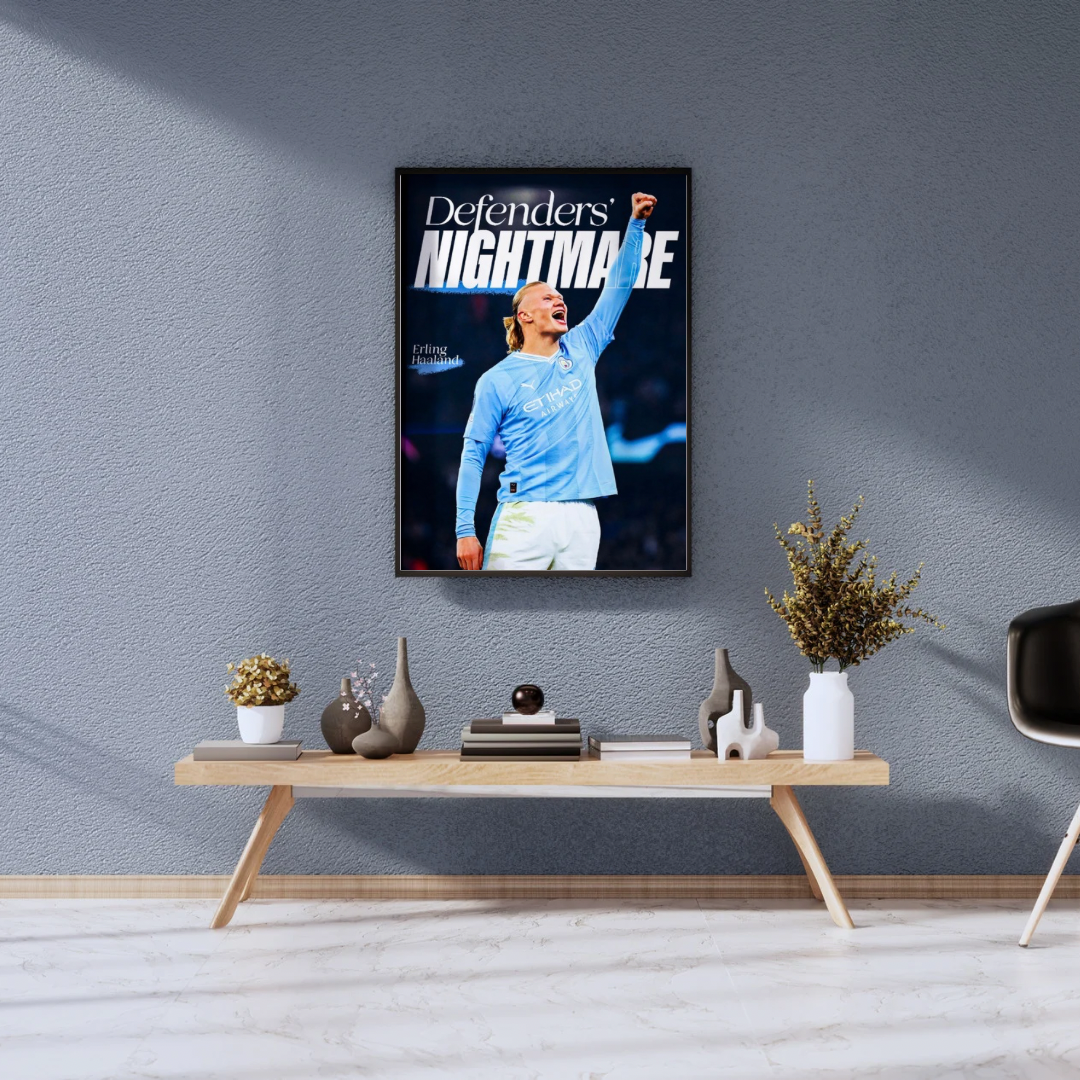Haaland ‘Defenders Nightmare’ Poster