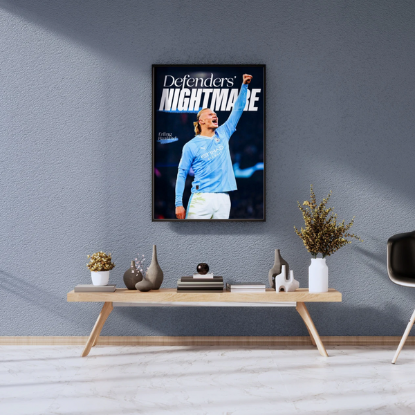 Haaland ‘Defenders Nightmare’ Poster